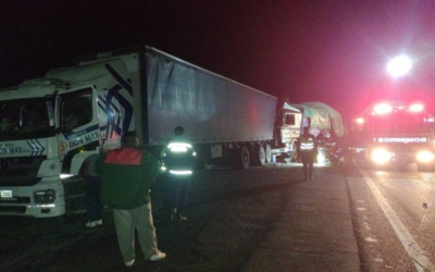 Fighiera: Choque múltiple en la autopista Rosario-Buenos Aires