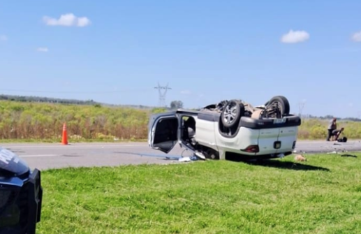 Dos muertos y varios heridos de gravedad por el choque en la autopista Rosario-Santa Fe