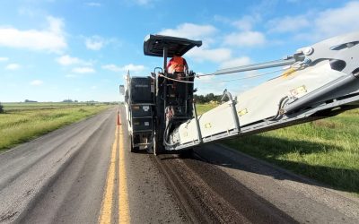 VIALIDAD NACIONAL REALIZA FRESADOS DE AHUELLAMIENTOS SOBRE RN 178 EN VILLA ELOÍSA