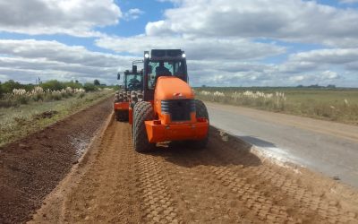 El gobierno de Pullaro recupera rutas: Provincia repavimenta la Ruta 6, en el tramo entre Gessler y Ruta 10